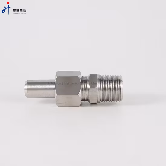 304 Stainless Steel Straight Welding Union Tube Od1/4 Thread Hydraulic Adapter